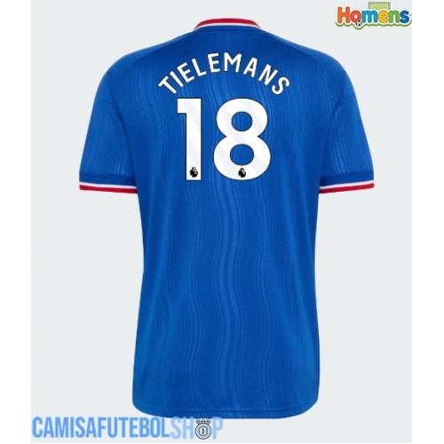 Camisa de time de futebol Manchester United Youri Tielemans #18 Replicas 2º Equipamento 2026-27 Manga Curta